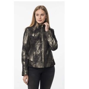 Vericci 22″ Zip Suede Leather Jacket